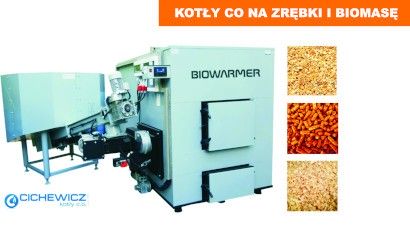 Kotły z podajnikiem na biomasę Biowarmer 
