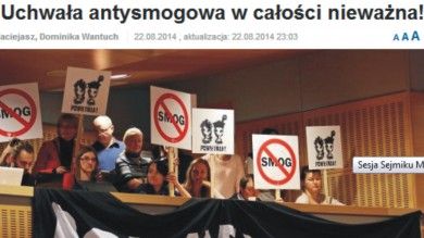 Uchwała rady miasta w Krakowie uchylona przez sąd