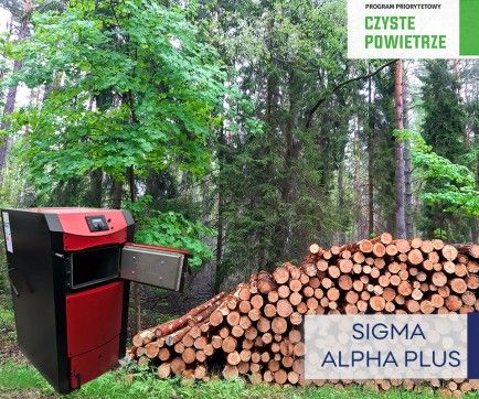 Piec na drewno Sigma Alpha plus 20 /  30 / 40 kW